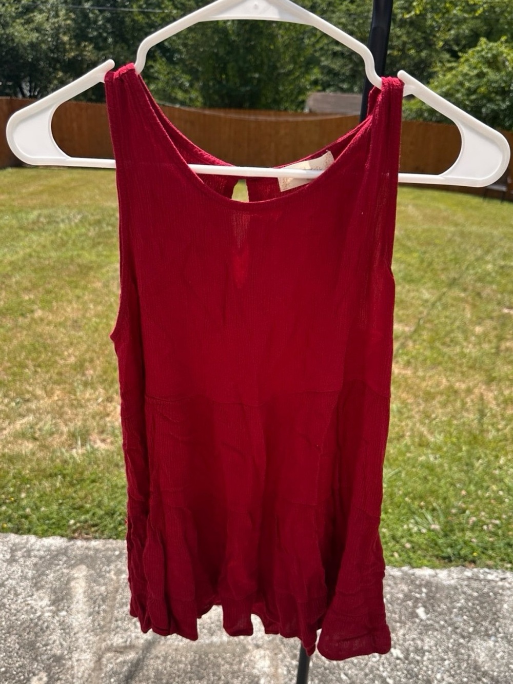 Altar’d State Red Tank Shirt M